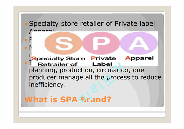 Human Resource Management in SPA BRAND   (3 )